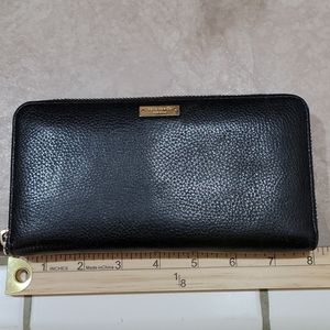 Kate Spade black leather wallet